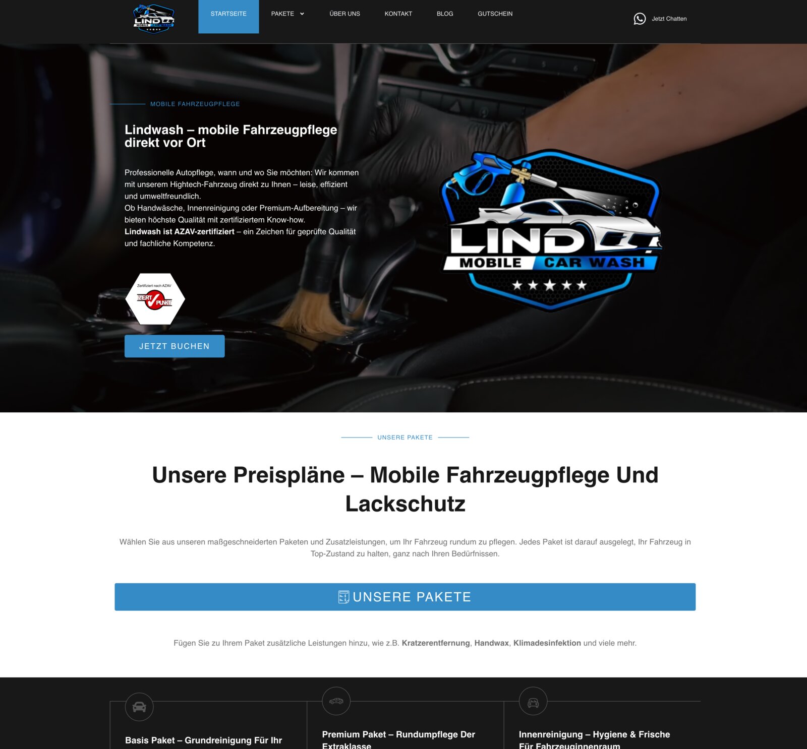 Mobile Fahrzeugpflege